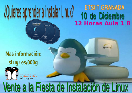 Cartel de Instalación de Linux
