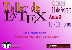 Taller de LaTeX CIBM