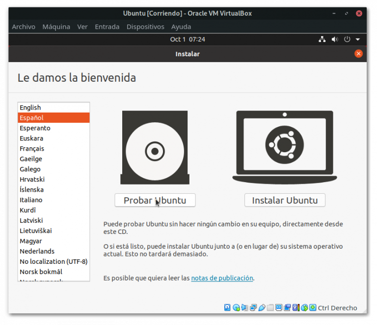 Como Instalar Ubuntu En VirtualBox Oficina De Software Libre