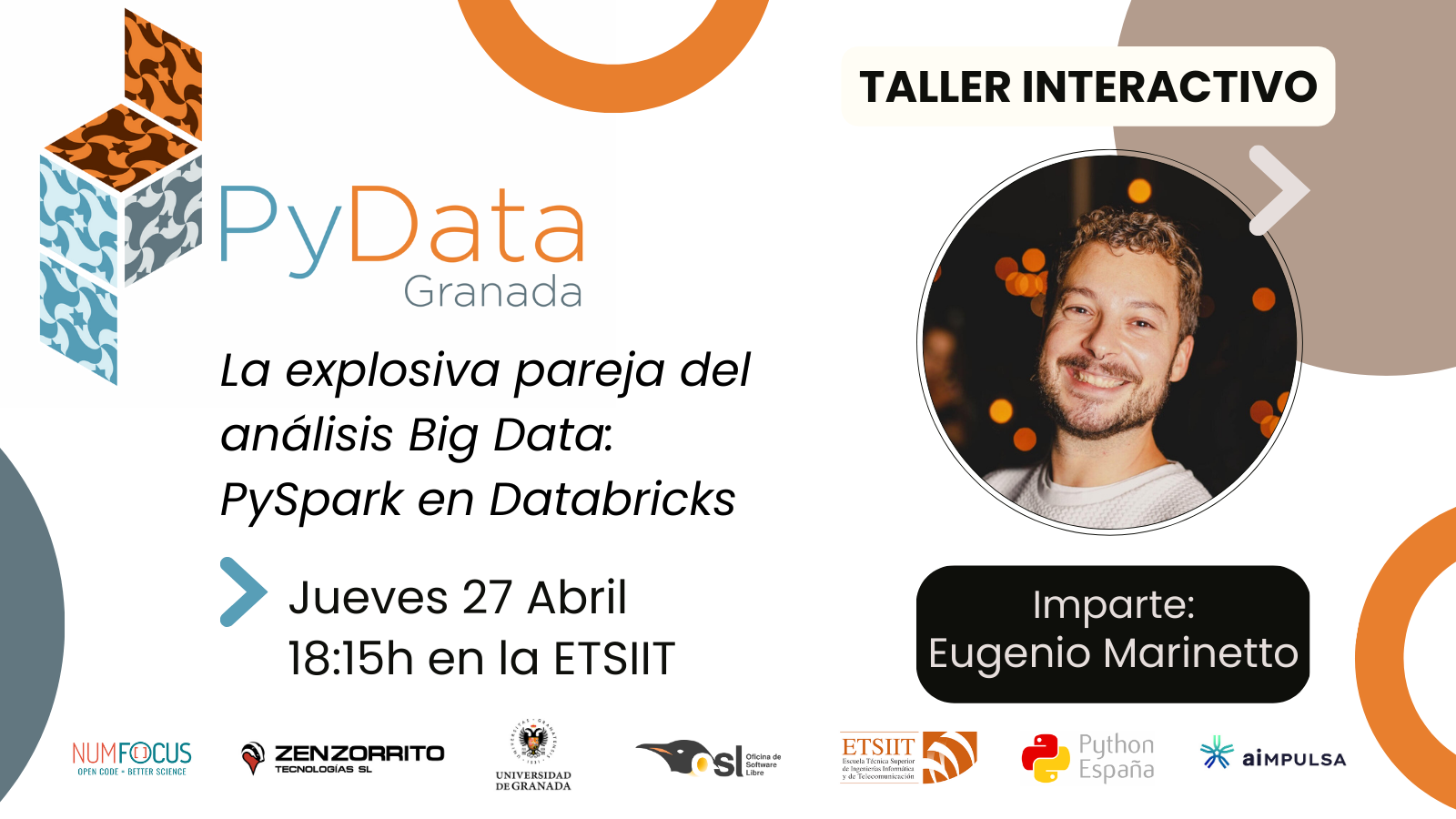Segunda Meetup PyData Granada: La explosiva pareja del análisis Big Data: PySpark en Databricks