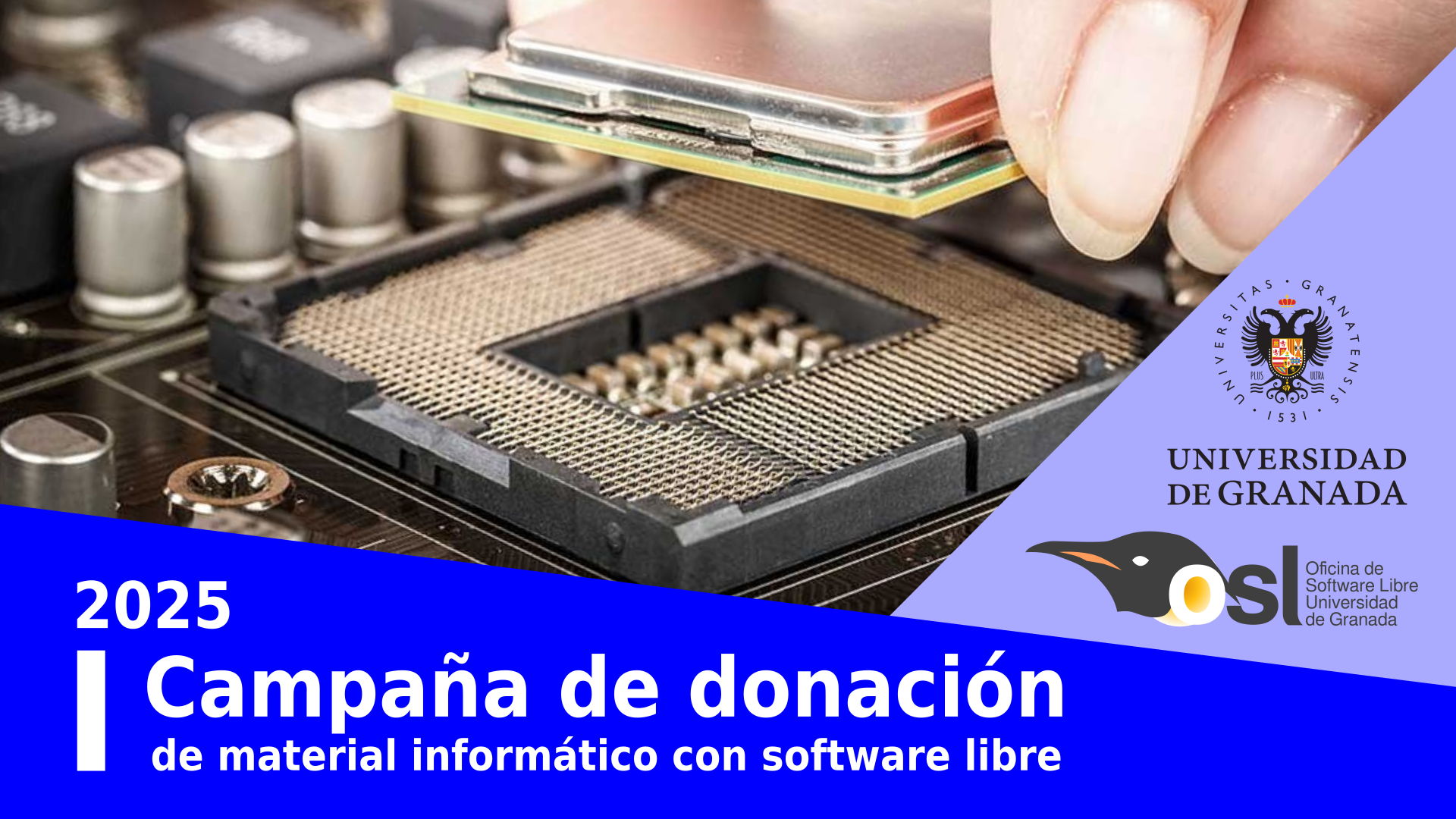 I Campaña de Donación de material informático con Software Libre 2025